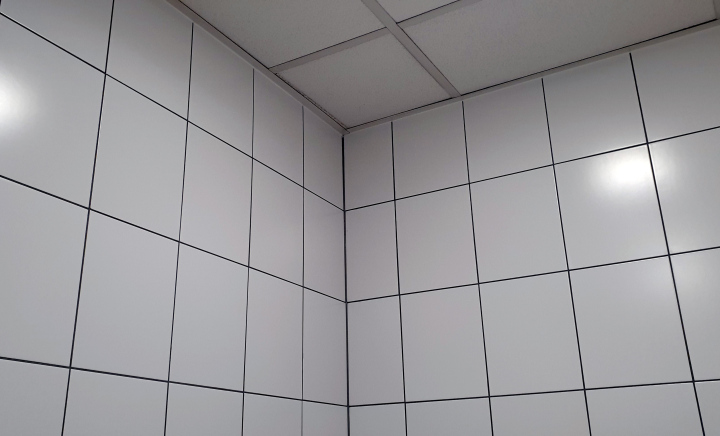 White Tiles in the Room