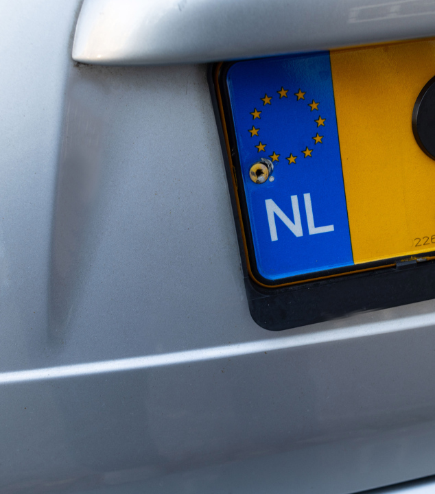 Netherlands Registration Plate