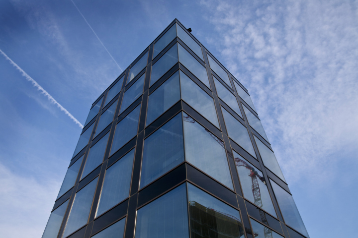 Dark Glass Office Building