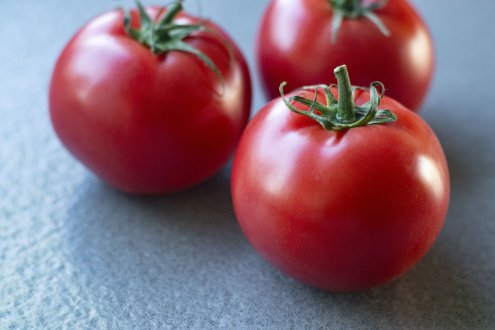 Three Red Tomatoes