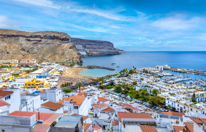 View of Puerto de Mogan, Canary Islands