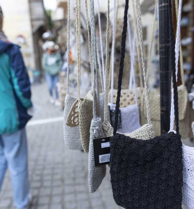 Sale of Souvenirs, Tourist Resort