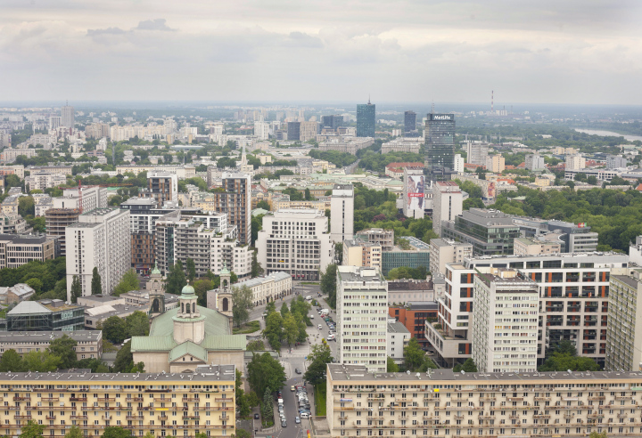 View from the Palace of Culture