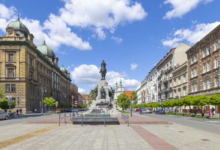 Jan Matejko Square in Krakow