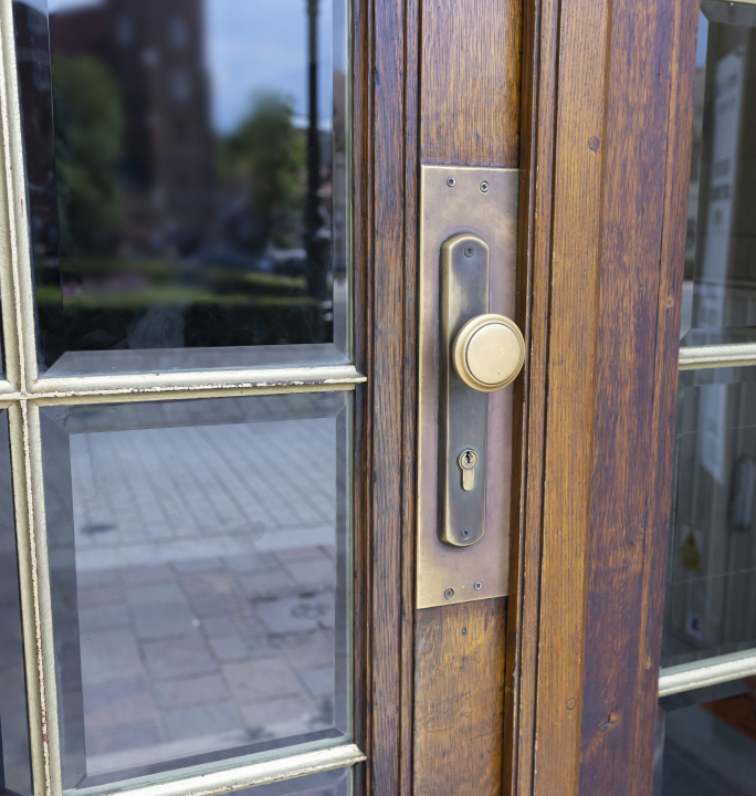 Wooden Doors with Glass