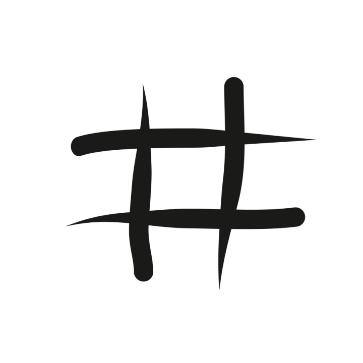 Drawn Hashtag