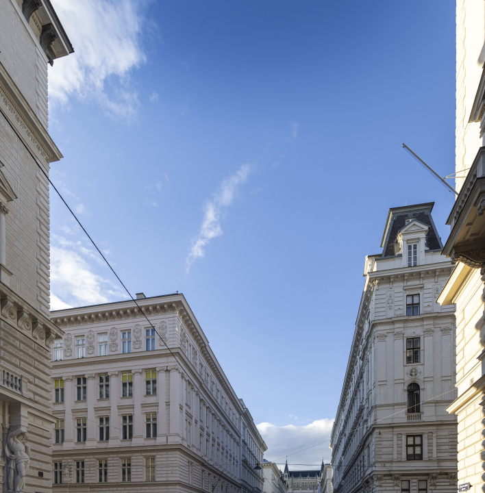 Historic Buildings in the Center of Vienna
