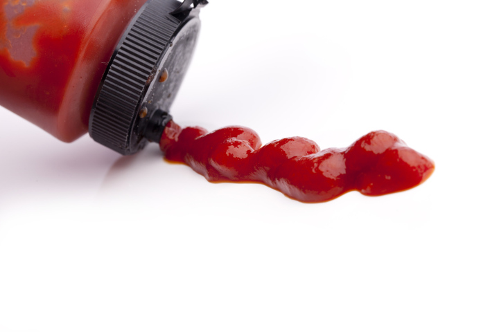 Squeezing Ketchup