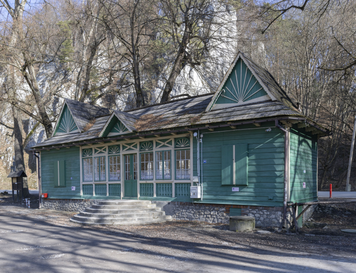 Green Wooden Building in the Ojców National Park