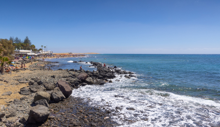 Beach in Maspalomas, Gran Canaria
