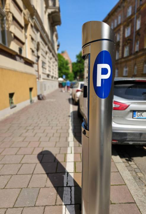 Parking meter in Krakow