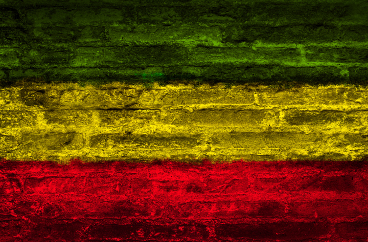 Rasta Flag As A Background