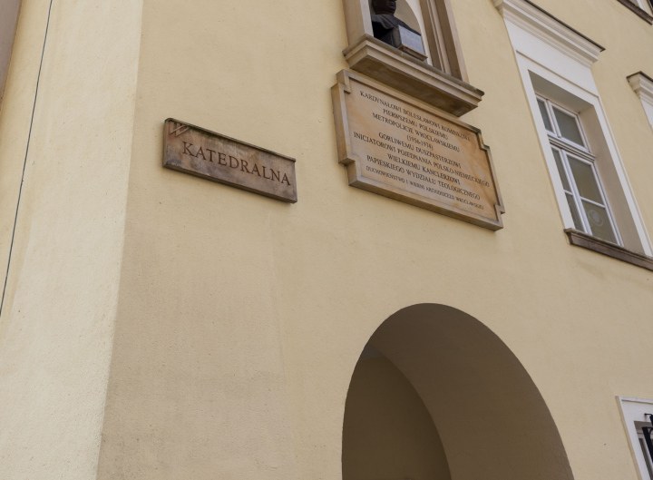 Cathedral Street in Wrocław