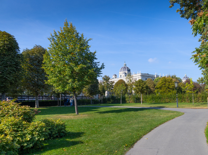 Public Park in the center of Vienna