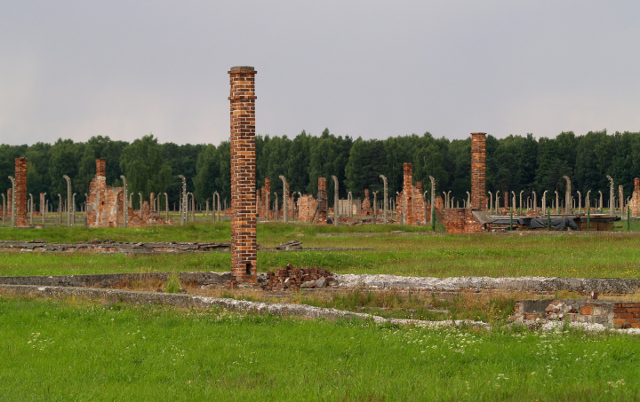 Chimneys in Auschwitz-Birkenau