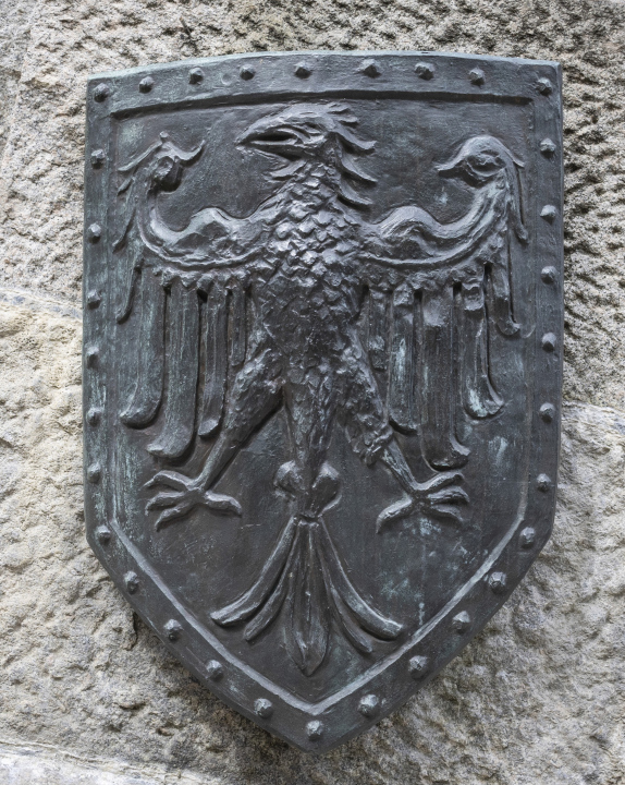 Eagle, Emblem. Fragment of the Grunwald Monument in Krakow