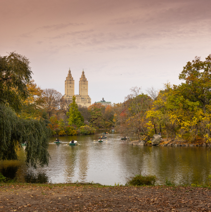 Lake in Central Park, New York