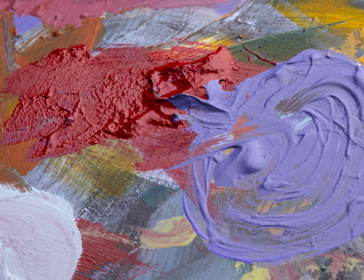 Artistic Paints Squeezed from Tubes