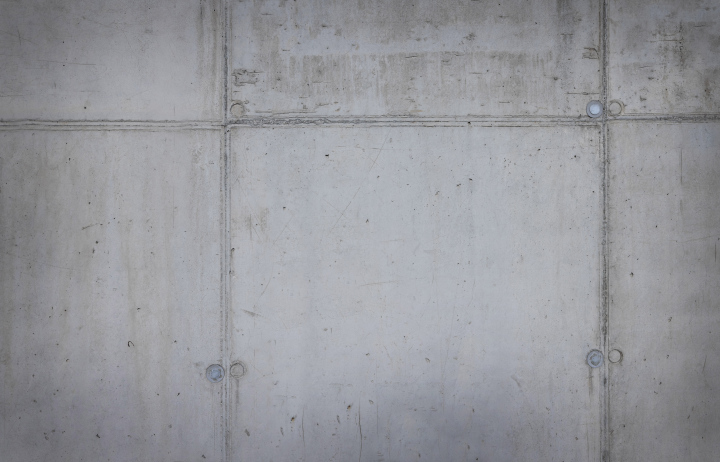 Concrete wall with traces of formwork, high resolution texture