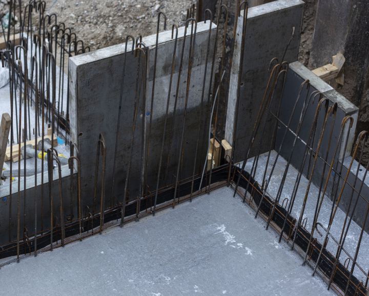 Construction reinforcement in Wykop