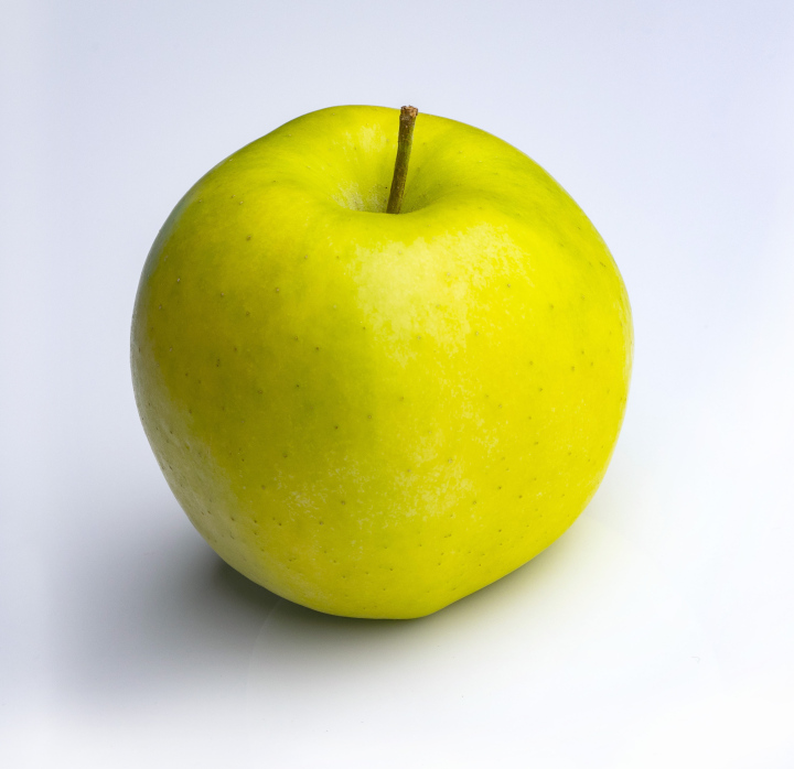 Yellow Apple with a Tail