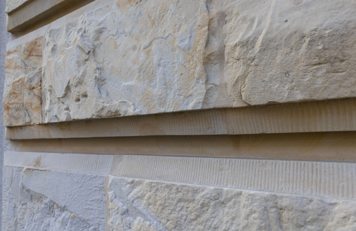 Elevation panels on the Elevation, decorative Quoin