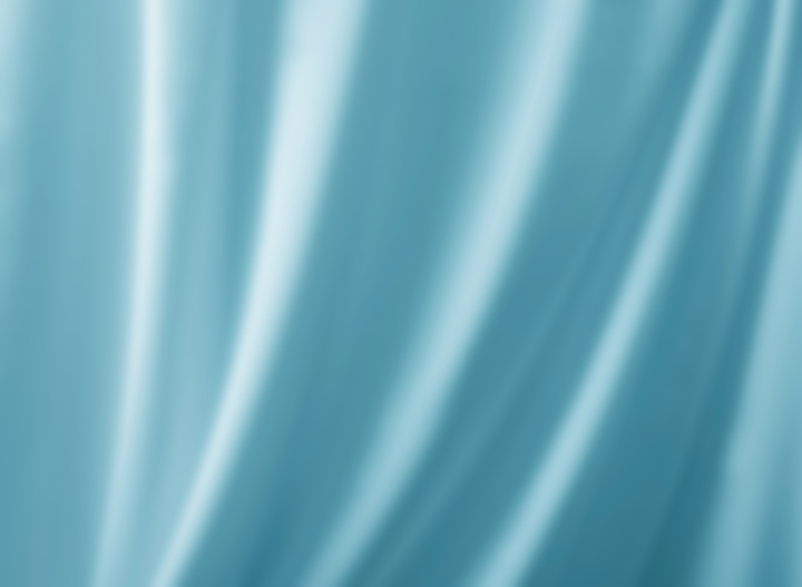 Soft fabric, blue background, soft shadows