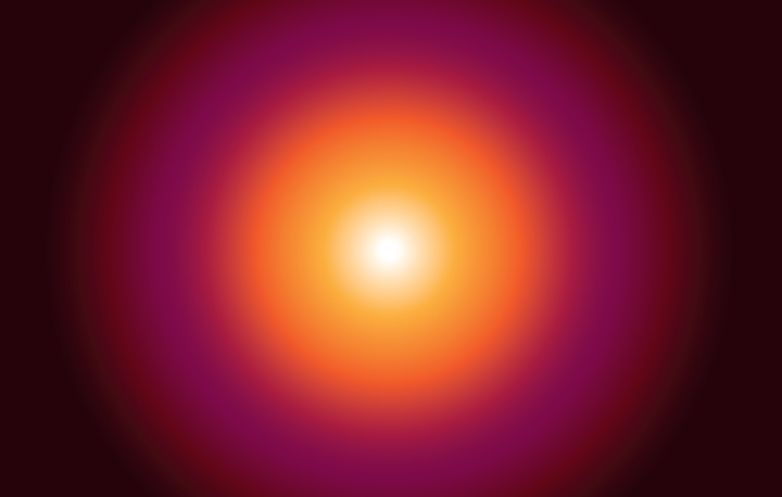 Bright Center, vector background, red gradient
