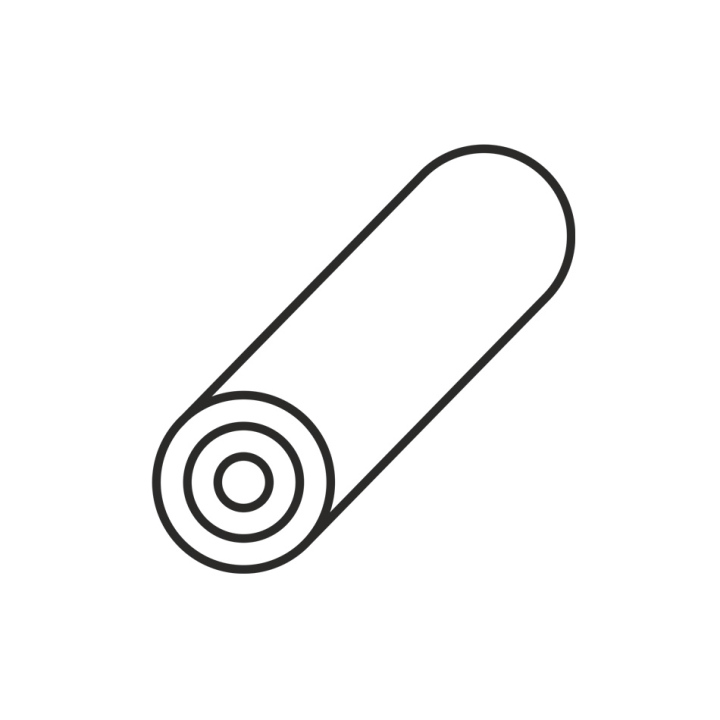Rolled up roll, material, rolled carpet icon