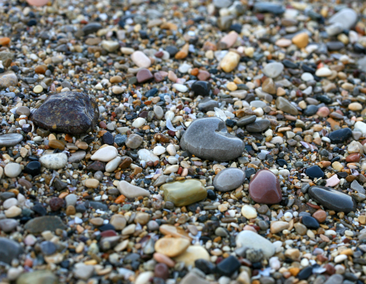 Colorful gravel