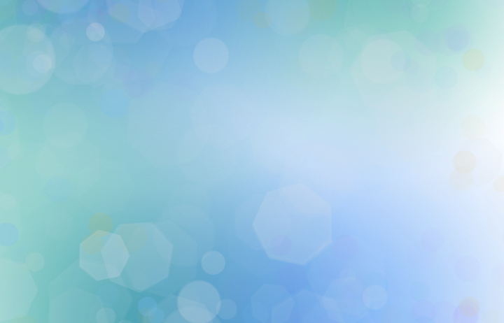 Blue background, bright bokeh, blur