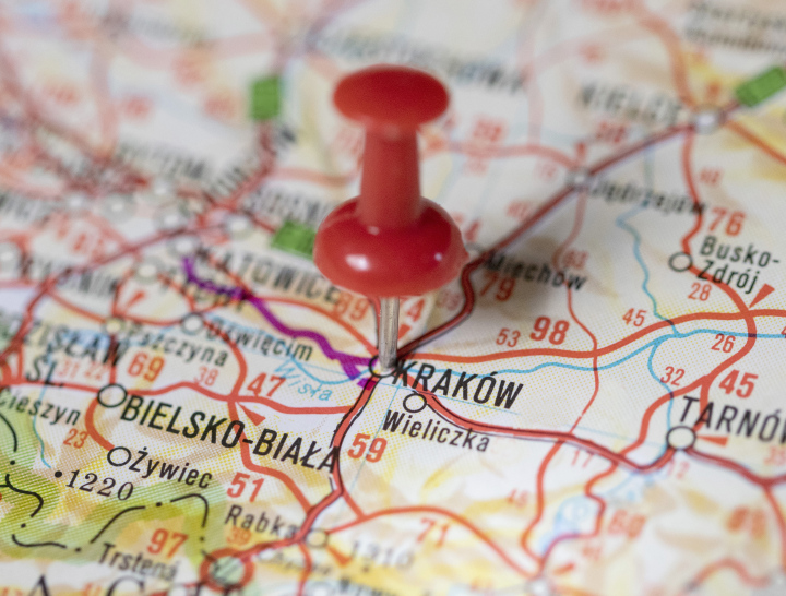 Krakow On The Map