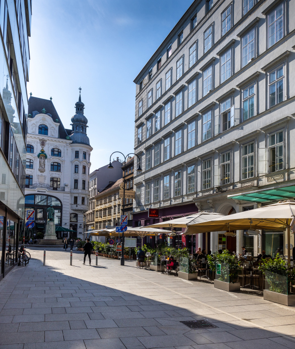 Gutenberg Square in Vienna