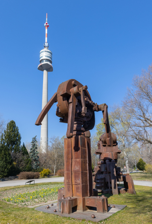 Sculptures in Donaupark, Vienna