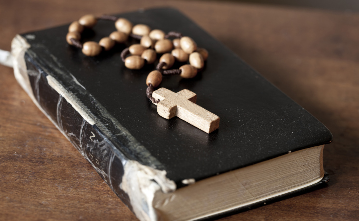 Book and Rosary