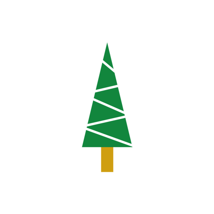 Conifer icon, vector