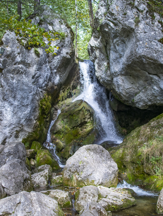 Waterfalls in Myrafälle Lower Austria