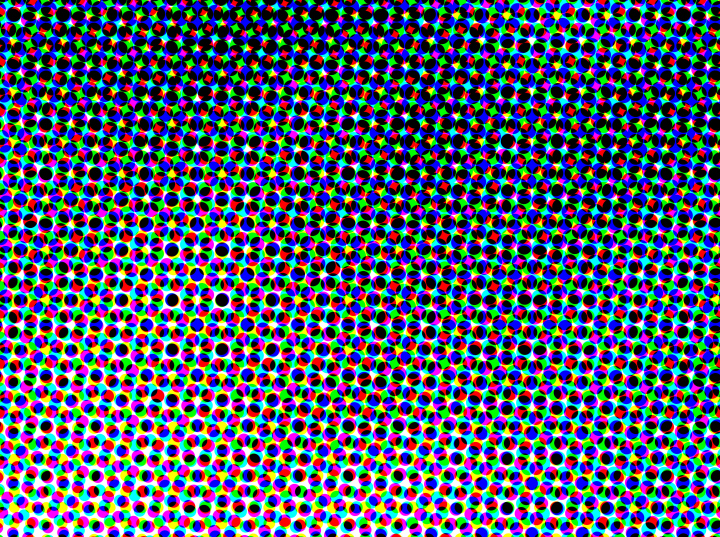 Background with colorful dots