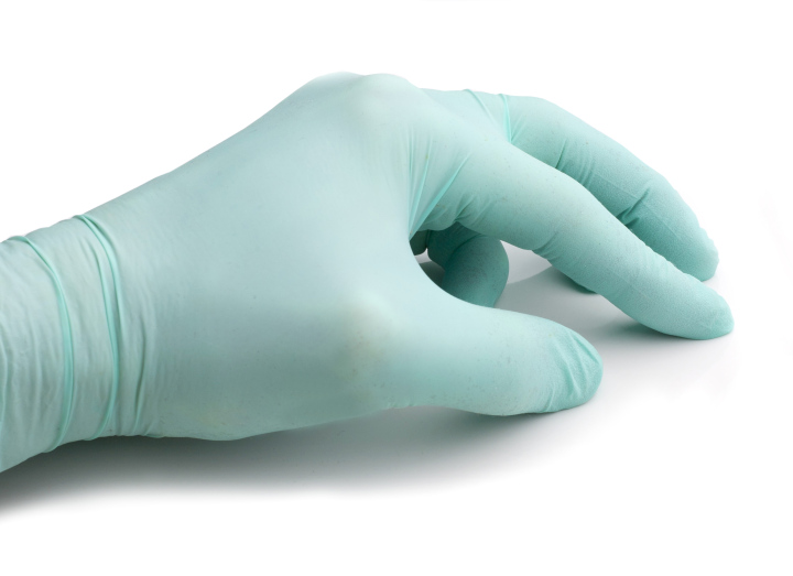 Hand In Nitrile Glove