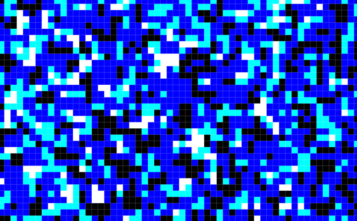 Blue Pixel Background