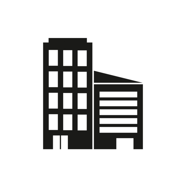 Multistory Buildings vector icon