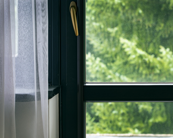 Balcony Door With Green View