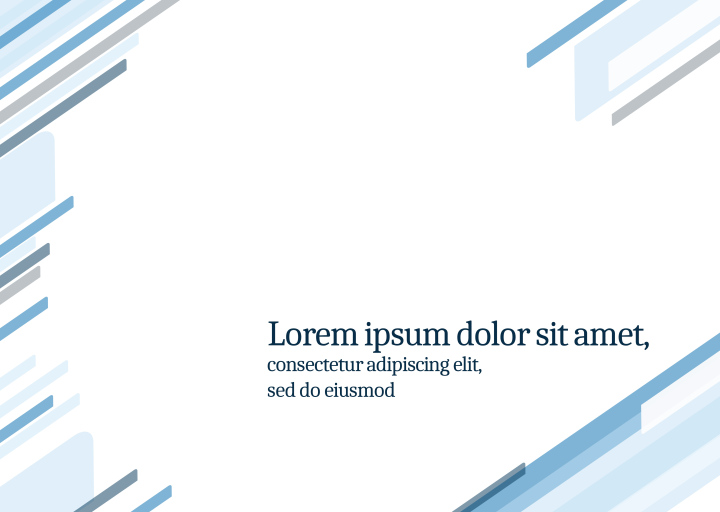 Vector Background with Blue Rectangles for Use in Presentation