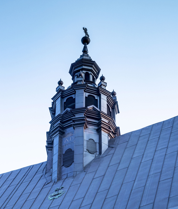 Historic church tower