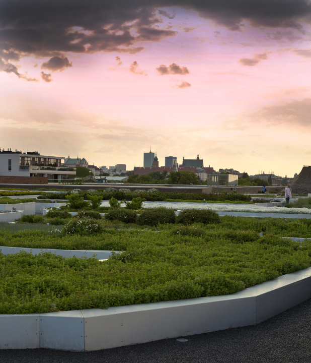 Garden on the Roof of the Copernicus Center