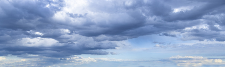 Clouds in the Sky Panoramic Photo