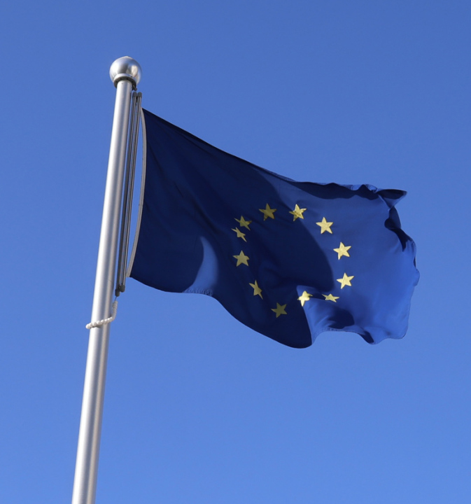 The flag of the European Union
