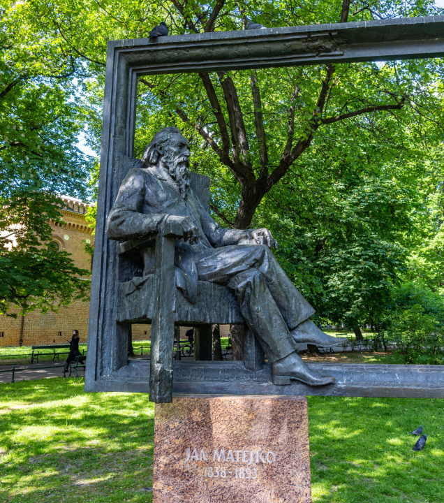 Jan Matejko Monument in Krakow