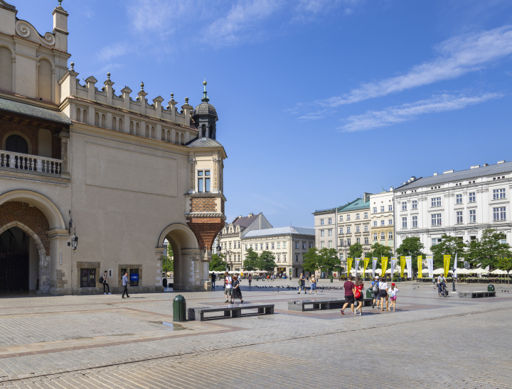 Cloth Hall in the Market Square in Krakow