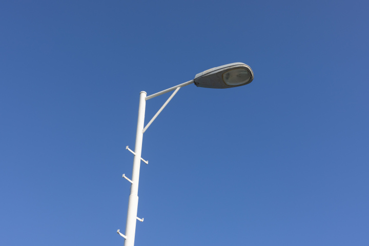 Street lamp stock photo